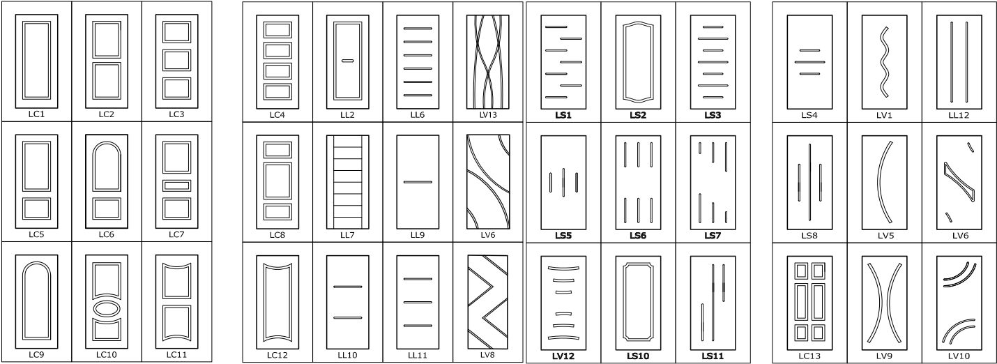disegni porte pantografate